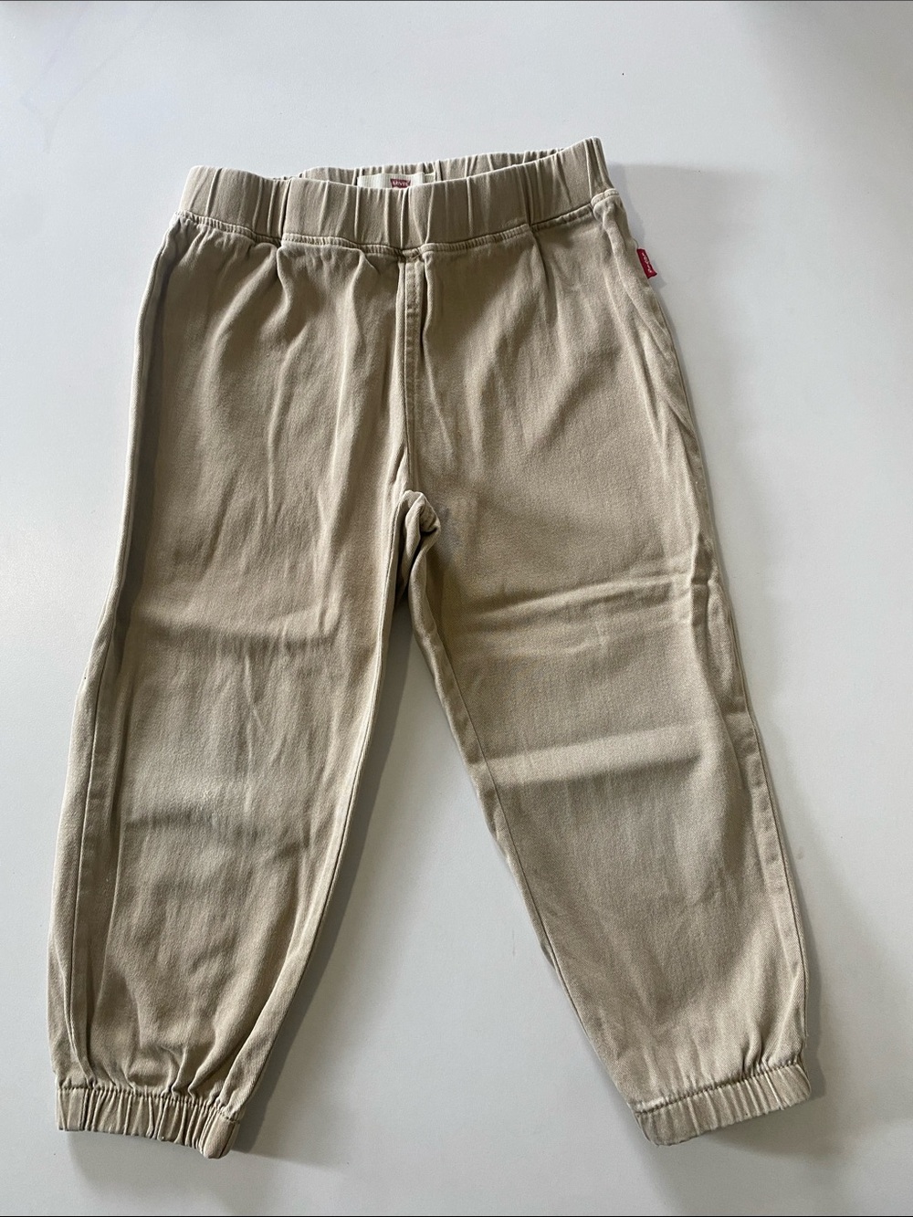 Levi's Kids Khaki Elastic Waist Joggers